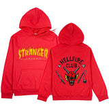 Stranger Things Hellfire Club Hoodie Monster Autumn Winter Sweater All-Match Loose Neutral Hooded Sweater