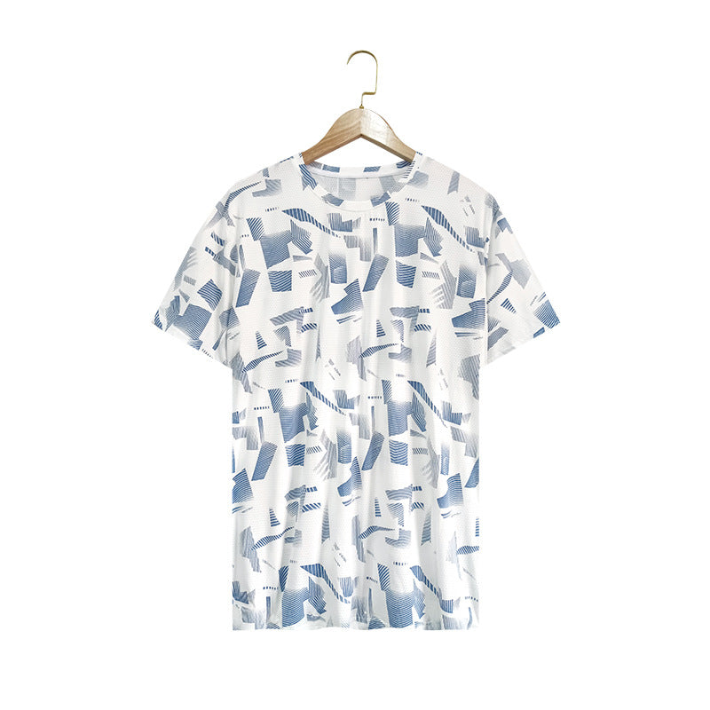 Sweat Wicking Shirt Sports T-shirt Men's Short-Sleeved Summer Basketball