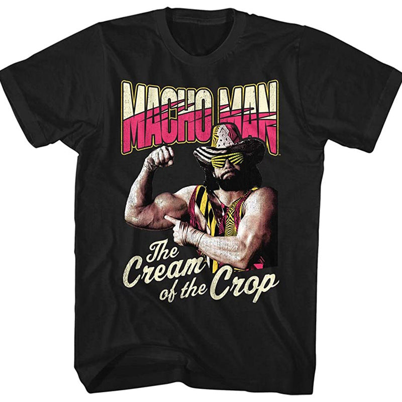 Macho Man Randy Savage Costume Macho Man Randy Savage Cream Of The Crop Men'S T-Shirt