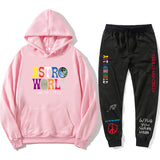 Travis Scott Astroworld Hoodie & Pant 2 Piece Set Men's and Women's Sweater Casual