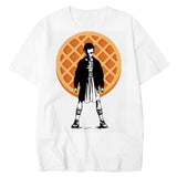 Stranger Things T Shirt Stranger Summer Cartoon Print Loose T-shirt Men and Women