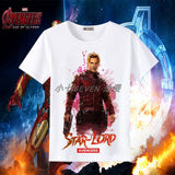 Marvel T Shirt Clothes Men's Marvel Movie Iron Man Short Sleeve T-shirt