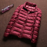 Women Winter Coats Puffer Jacket Down Coat Fall/Winter Lightweight Down Jacket Women's Short Stand Collar Winter Clothing Coat