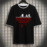 Stranger Things T Shirt Stranger Things Stranger Things Short Sleeve T-shirt Men's and Women's Loose Casual Large Size Couple Cotton Summer