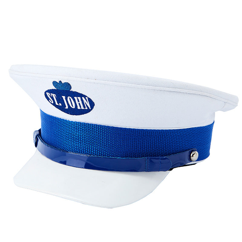 Sailor Hat White Navy Hat Navigator Cap