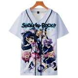 Baggy Baseball Jersey Digital Short-Sleeved Baseball Uniform Summer