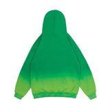 Mens Fall Outfits Hooded Sweater Men's Gradient Loose Street Couple Wear Hip Hop Oversize Top
