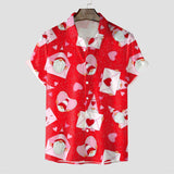Men Beach T Shirts Men's Short Sleeve Shirt