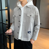 Corduroy Varsity Jacket Corduroy Jacket Men's Spring and Autumn Clothes Vintage Overalls Jacket Trendy Men's Clothing