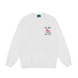 Mens Fall Outfits Men's and Women's Same Couple's Long-Sleeved T-shirt Inner Loose round Neck Sweater