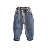 Toddler Boys Pants Children's Autumn Clothing Pants Boys Spring and Autumn Jeans