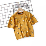 Children T Shrits Boy Summer Clothing Children's Short-Sleeved T-shirt