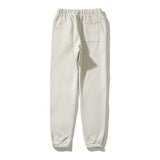 Kanye West Sunday Service Pant Fog Double Line Letters Ankle Banded Pants Casual Fleece Lined