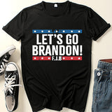 Let'S Go Brandon T Shirt Short Sleeve Men'S And Women'S T-Shirt Short Sleeve Top