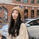 Women Winter Hats Women's Autumn and Winter Casual Knitted Hat