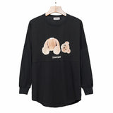 Palm Angels Sweatshirts Long Sleeve T-shirt Men and Women Loose Letter Print Top