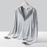 Sun Resistant Clothes UPF50 Ice Silk Mesh Breathable Sun Protection Clothing Outdoor Cycling