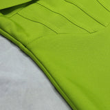 Victoria Beckham Dresses Green Nipped Waists Suspender Dress