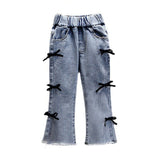 Toddler Girls Pants Girls' Spring Clothes Jeans Casual Flared Pants