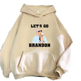Let'S Go Brandon Hoodie Spring And Autumn English Lettered Casual Hoodie