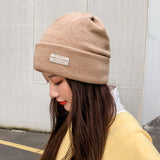 Women Winter Hats Autumn and Winter Women's Fashionable Stylish Earmuffs Fleece-Lined