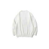 Mens Fall Outfits Vintage Tie-Dyed Alphabet Embroidery Knitwear Men 'S Couple Leisure Pullover Sweater