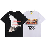 Rrr123 T Shirt Carrier Pigeon Oil Painting Short Sleeve