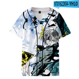 Baggy Baseball Jersey Printed Break Fashion Short Sleeve Baseball Uniform