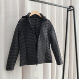 Women Winter Coats Puffer Jacket Down Coat Down Jacket Female Short Hood Light Thin and Loose Autumn Winter Warm Coat