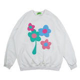 Mens Fall Outfits Retro Printed Crew Neck Sweatshirt Women Couple Versatile Casual Long Sleeve Top