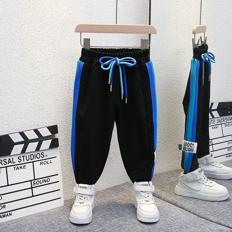 Toddler Boys Pants Boys' Pants Spring and Autumn Loose Leisure Sports