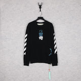 Round Neck Sweater Back Arrow Men and Women Owt sweatshirt