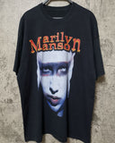 Marilyn Manson T Shirt Heavy Vintage Short Sleeve T-shirt Men and Women Oversize