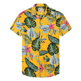 Men Beach T Shirts Short Sleeve Casual Shirt Men's Summer Printed Shirt