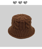 Toboggan Hat Women's Autumn and Winter Knitted Hat Warm Basin Hat