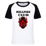 Stranger Things Hellfire Club T Shirt Printed Top Men's and Women's Short-Sleeved T-shirt