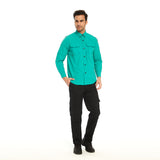 Men's and Women's Breathable Solid Color Quick-Drying Fishing Shirt