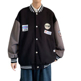 Yellow Varsity Jacket Autumn Boys Jacket Casual Easy Matching Clothes Men