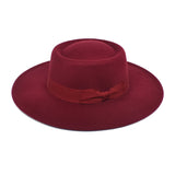 Mens Kentucky Derby Hats Woolen Hat Big Brim Jazz Warm Sun Hat