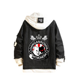 Comic Denim Jacket Men's and Women's Casual Loose Fashion Denim Jacket Autumn Clothing