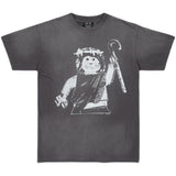 Saint Michael T Shirt Vintage Distressed Puppet Villain Printed Loose T-shirt