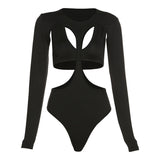 Music Festivals Rave Outfits Girls Tops Women's Spring Clothing Sexy Backless round Neck