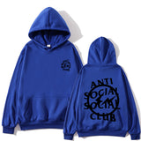 Anti Social Club Hoodie Printed Hoodie