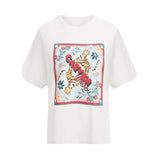 Zodiac Shirts Spring/Summer T-shirt Printed Short-Sleeved T-shirt for Women