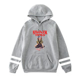 Stranger Things Hoodie Peripheral Pattern Loose Hooded Fleece Pullover