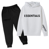 Kids Fog Fear of God Essentials Hoodie & Pants 2 Piece Set