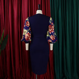 Nina Parker plus Size Dresses plus Size Temperament Dress