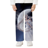 Sail Moon Printed Straight-Leg Pants