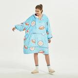 Hoodies Blankets Lazy Blanket Lambswool Thickened Home