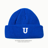 Toboggan Hat Female Winter Warm Windproof Knitted Hat Beanie Hat